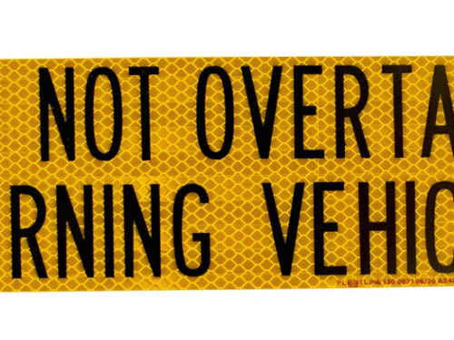 REFLECTIVE DNOTV VINYL SIGN 300 X 100